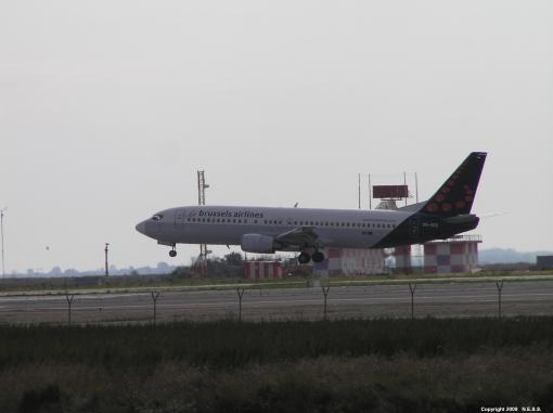 Boeing 737-400 Brussels Airlines a Venezia