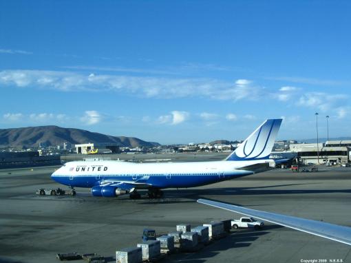 Boeing 747 della United Airlines